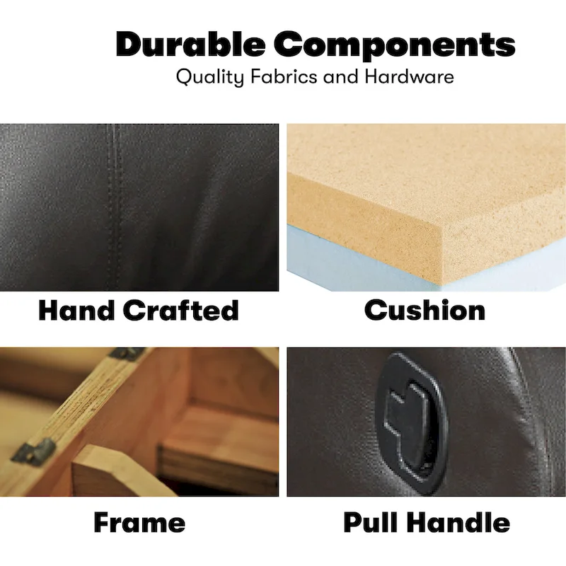 Relax A Lounger  Faux Leather Manual Recliner