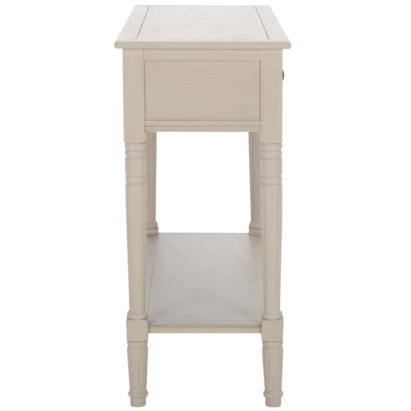 SAFAVIEH Camilla Grey 2-Drawer Console Table - 35.8 x 13.8 x 29.5 - 36Wx14Dx30H