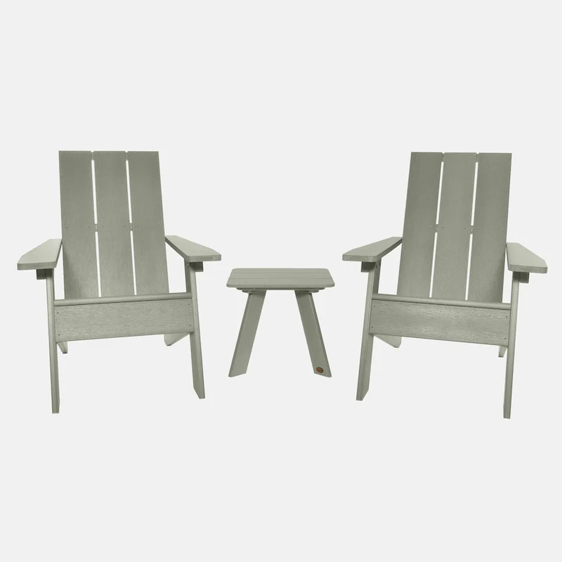 HIGHWOOD 3-piece Adirondack Chairs and Side Table Set