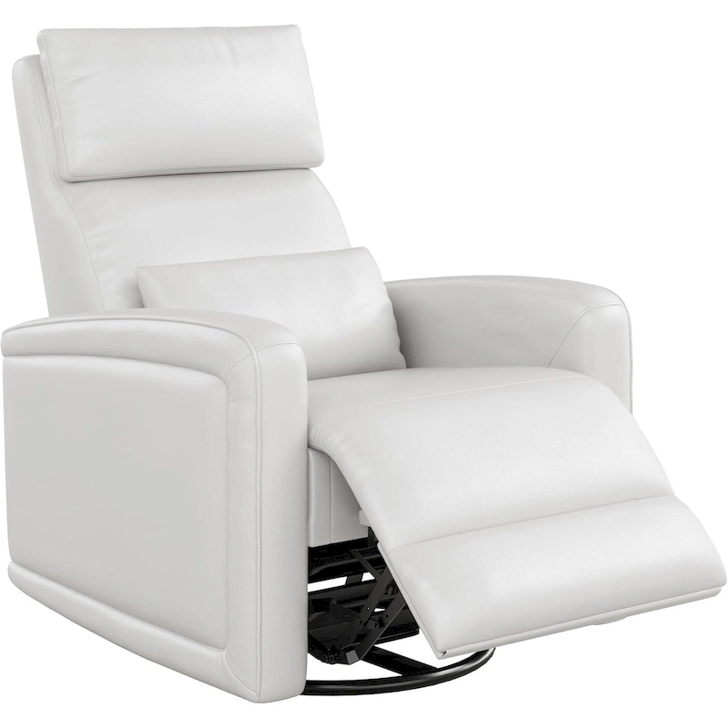 Manual Reclinder, 360 Swivel Rocking Glider Reclinder Chair with Ergonomic Backrest