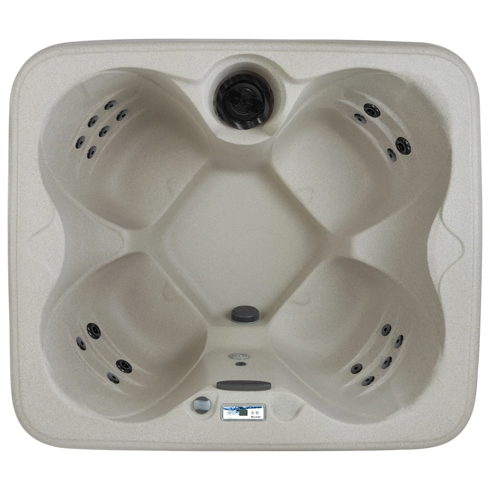 Lifesmart LS100DX 4-Person 20-Jet 110v Plug and Play Spa with Waterfall