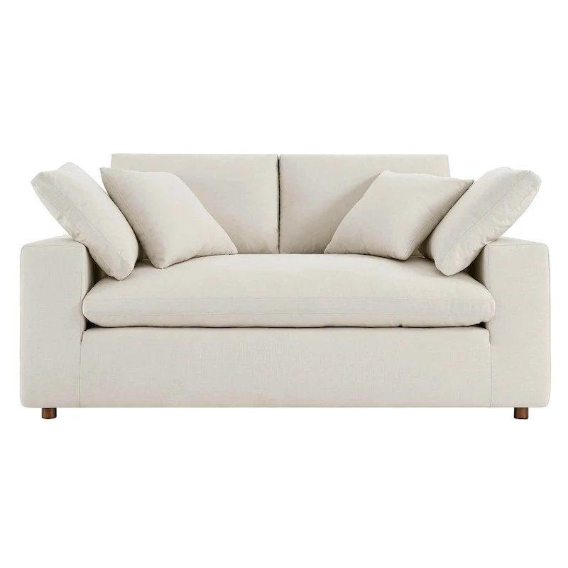 Commix Down Filled Overstuffed Loveseat - N/A