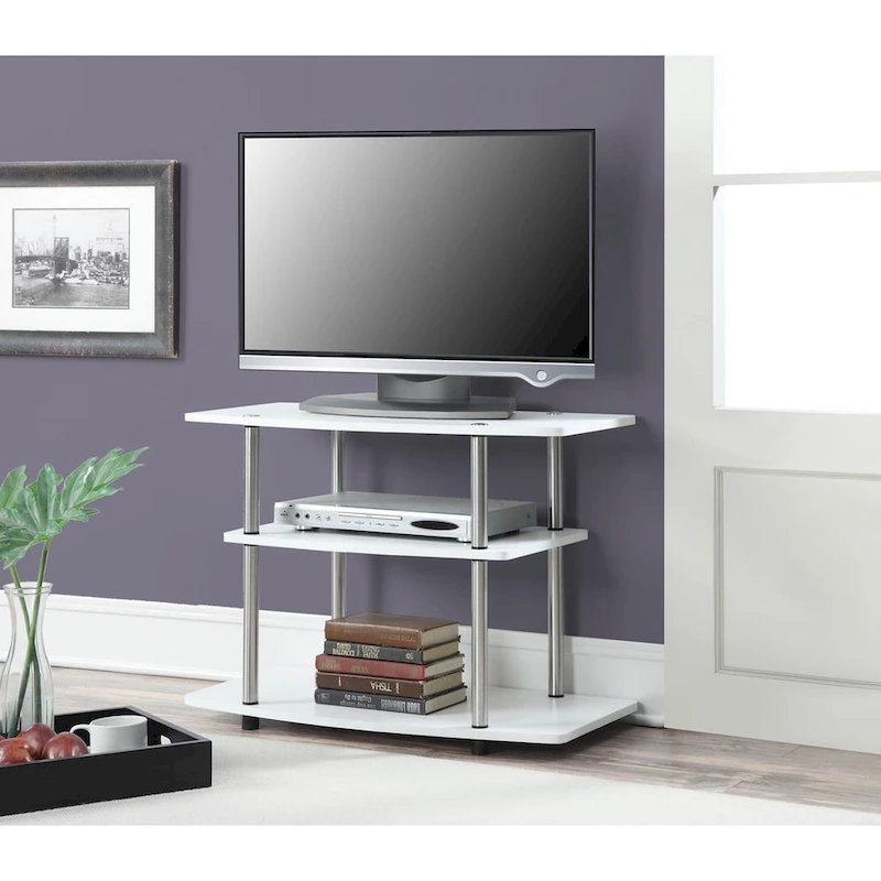 Convenience Concepts Designs2Go No Tools 3 Tier TV Stand