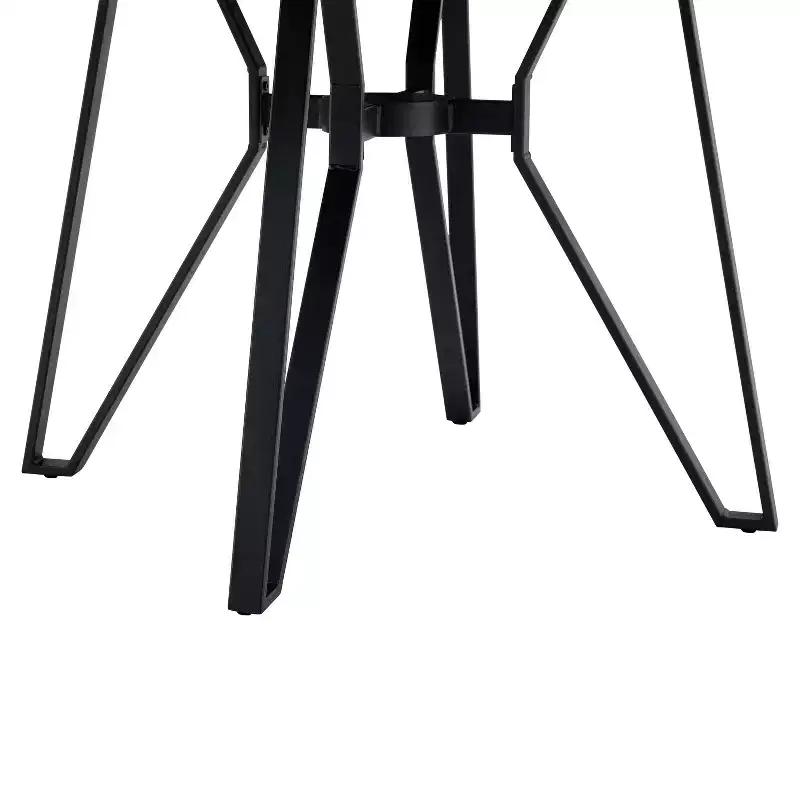 Christopher Knight Home Will 46.85" Round Top 4 Seats Dining Table with Hairpin Leg Light Ash