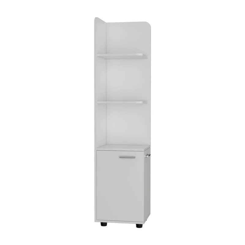 Freestanding cabinet  , One Drawer, White Finish,High quality and durable