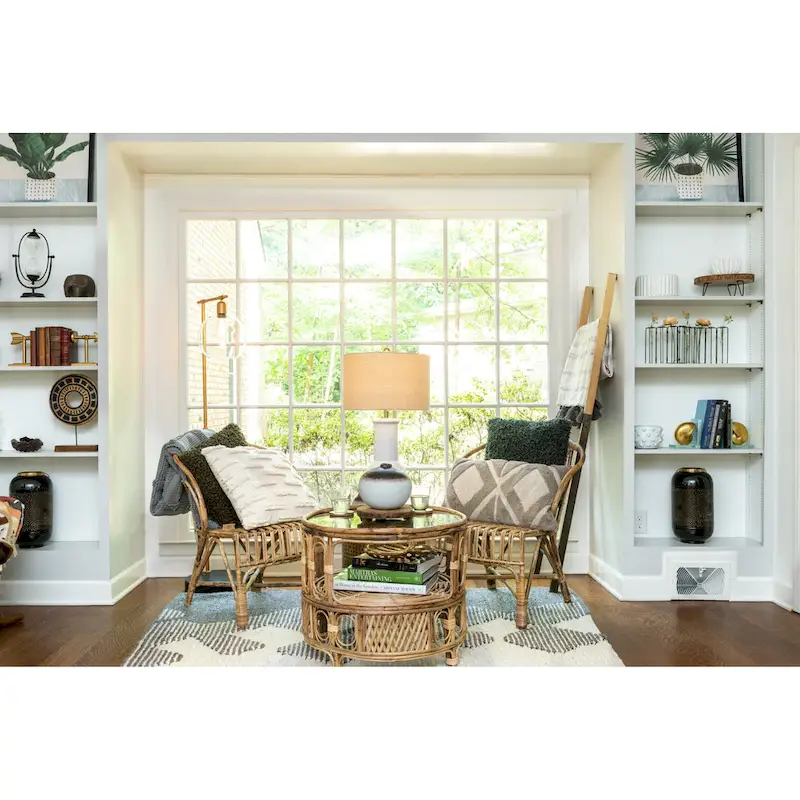 Pure Bamboo Chair with Rounded Back