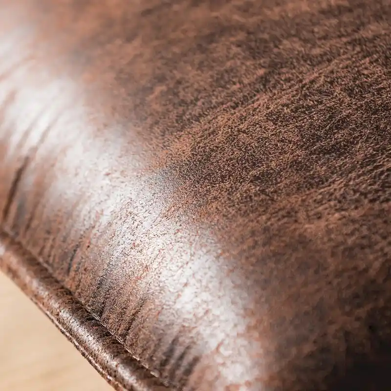 OVIOS Mid-Century Suede Fabric Armless Accent Chair