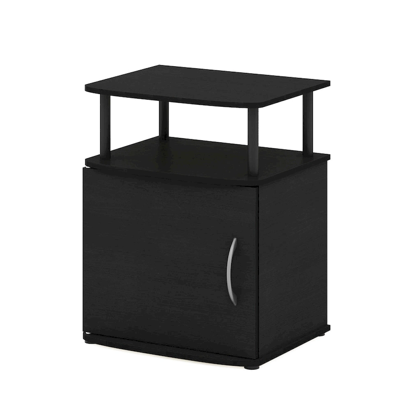Porch & Den Mangin Black Utility Design Storage End Table