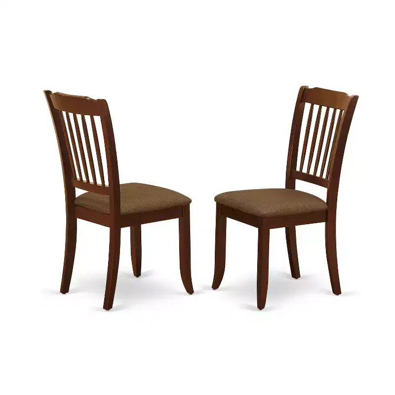 Mahogany Round Drop-Leaf Dining Table Set, 5-Piece, Seats 4