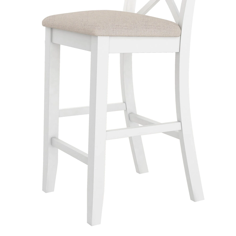 3-Piece Dining Table and Chair Set, Small Counter Height Table and Chair Set with Kitchen Breakfast Nook and 2 Chairs