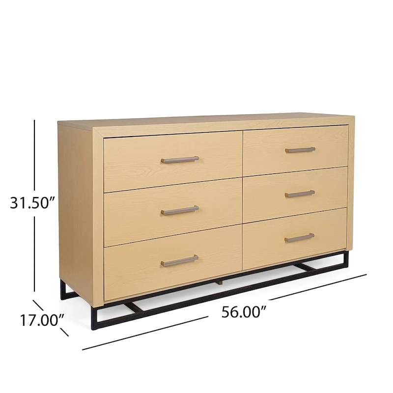 Beeson 6 Drawer Double Dresser by Christopher Knight Home