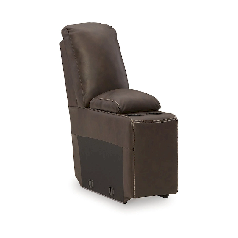 Signature Design by Ashley Dunleith Brown 7-Piece Power Reclining Sectional - 136W x 136D x 43H