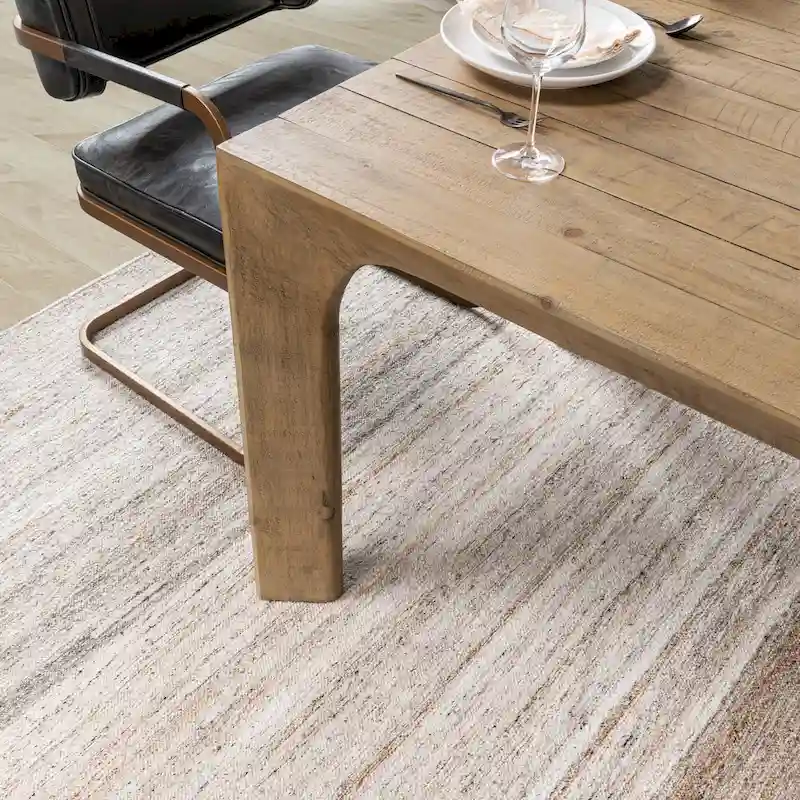 Classic Home Crest 78 Reclaimed Pine Wood Dining Table in Natural