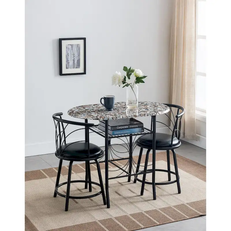 Volmer 3 Piece Dining Set