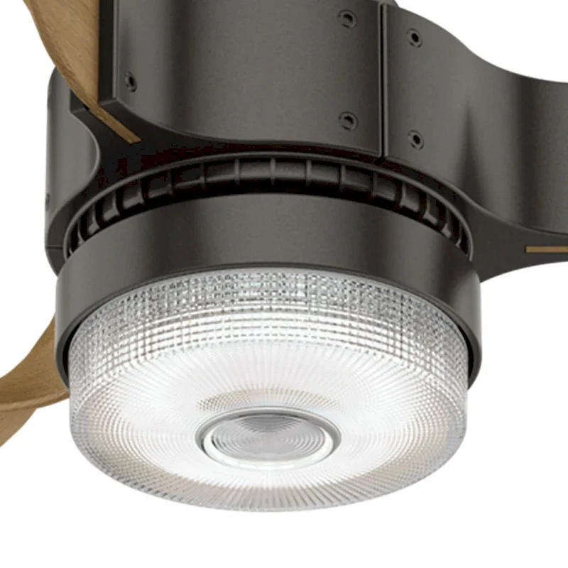 Hunter 54  Apache WiFi Ceiling Fan with LED Light Kit and Handheld Remote - Industrial - SMART FAN!