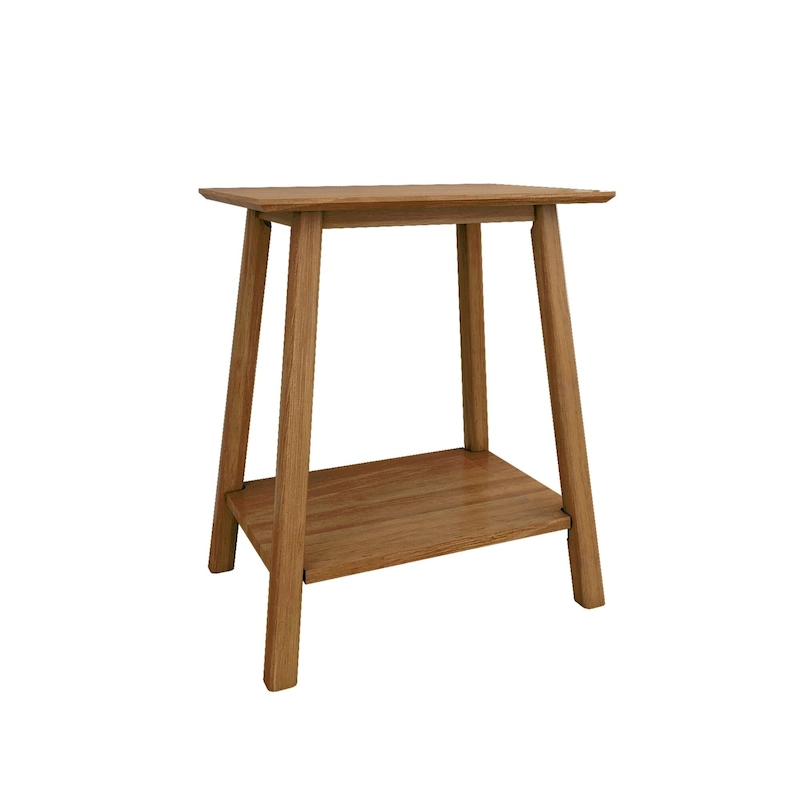 Plank and Beam Mid-Century Modern Accent End Table - 23 L x 16.25 W x 25.5 H