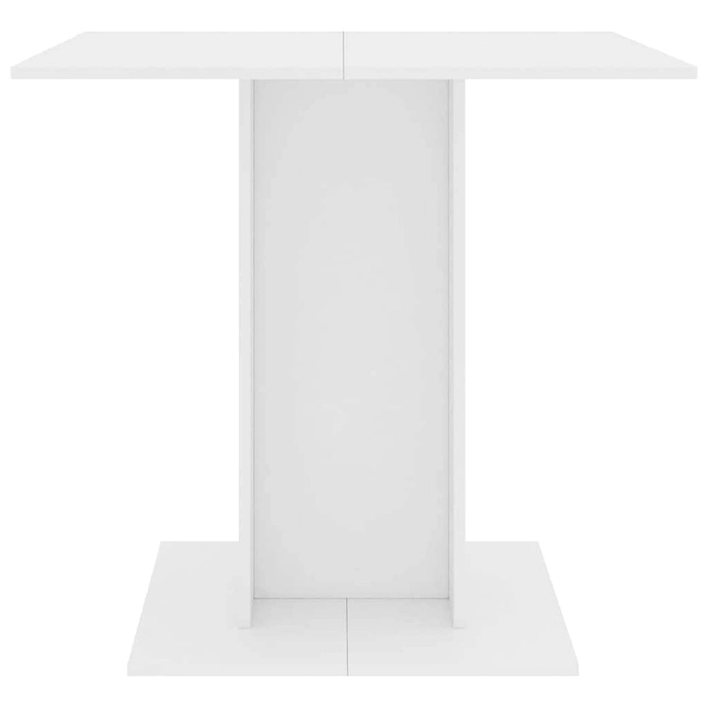vidaXL Dining Table White 31.5
