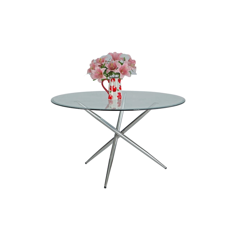 Somette Patty Dining Table with Criss Cross Base
