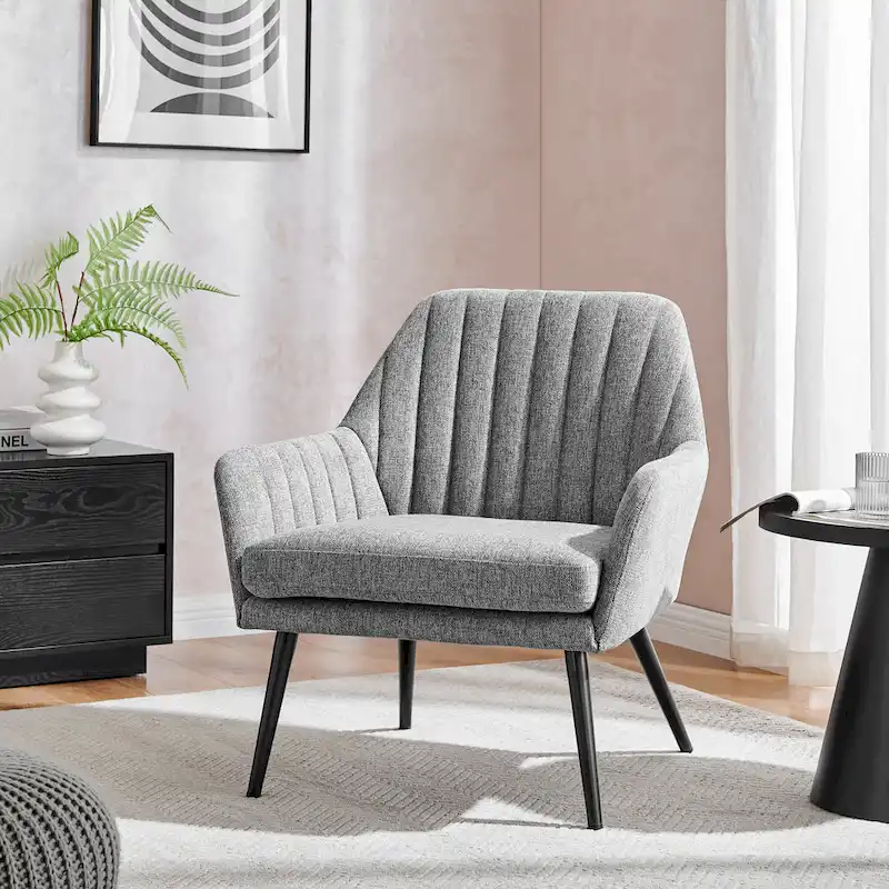 Jolene Fabric Accent Arm Chair