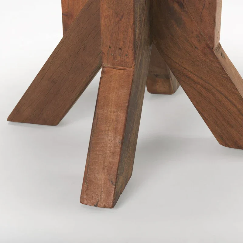 Brown Wooden End Table - 25.8L x 25.8W x 26.0H