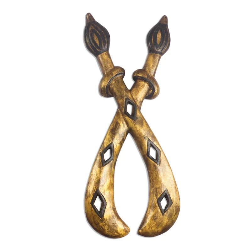 Novica Handmade Ohene Sikai Wood Wall Sculpture