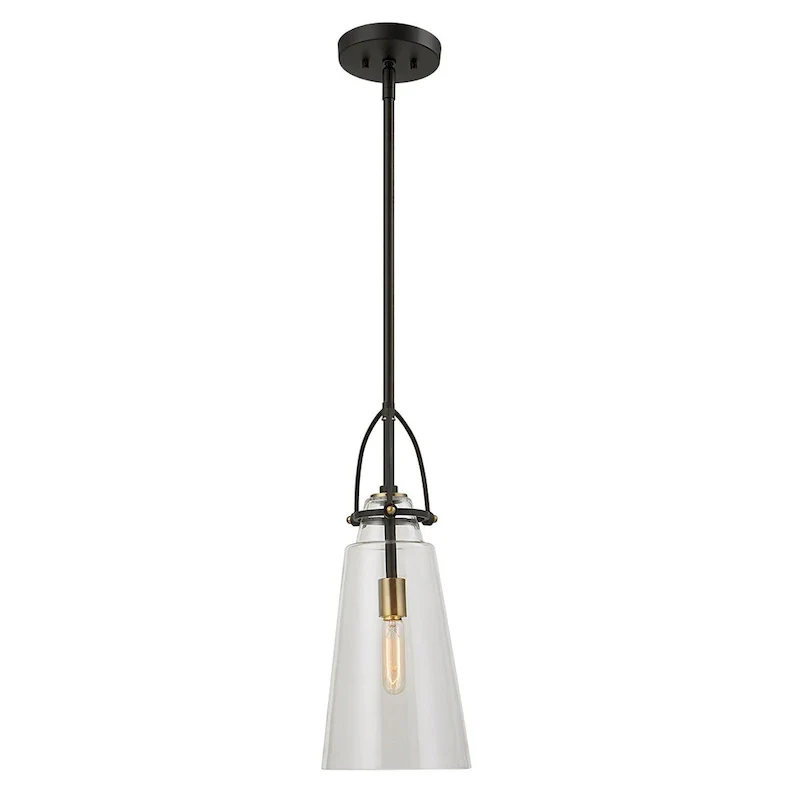 Uttermost Saugus Industrial 1 Light Pendant - 20 H x 8 Dia.