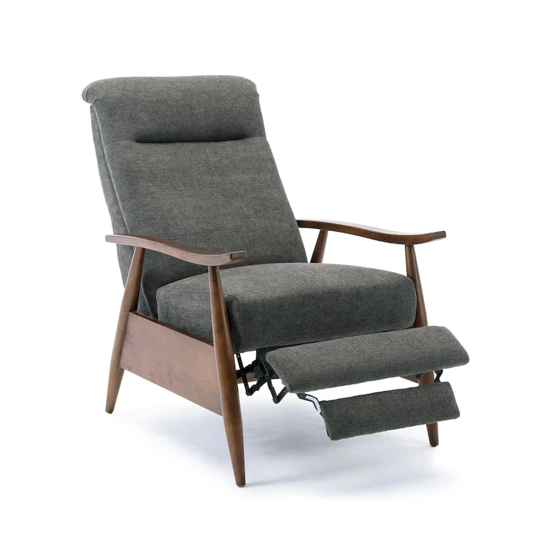 Sloan Wood Arm Push Back Recliner by Greyson Living