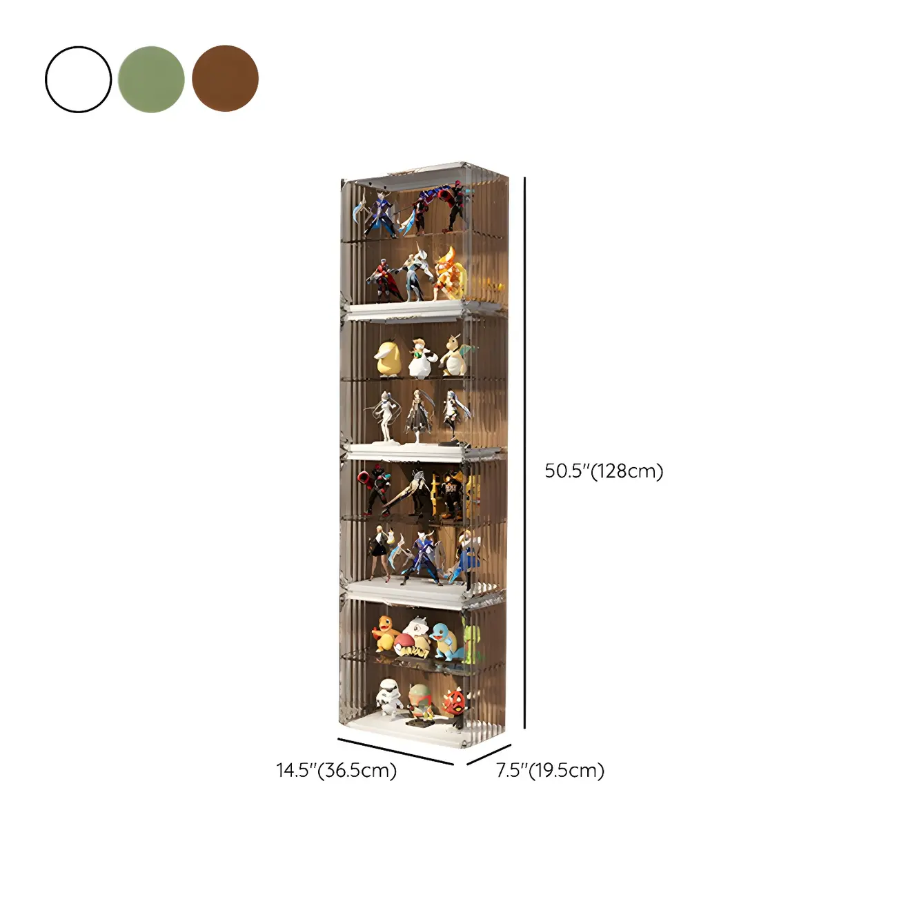 Living Room Stackable Clear Acrylic Display Cabinet
