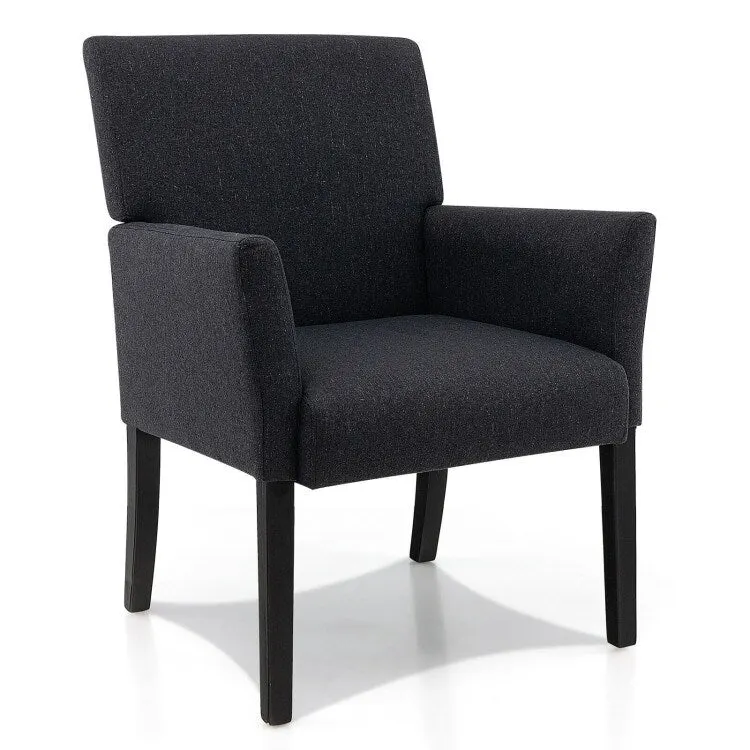 Executive Guest Chair Reception Waiting Room Arm Chair - 27.5 x 23 x 35.5 (L x W x H)