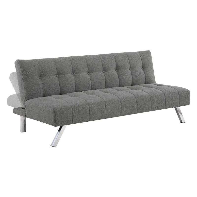 Futon with Stainless Steel Legs