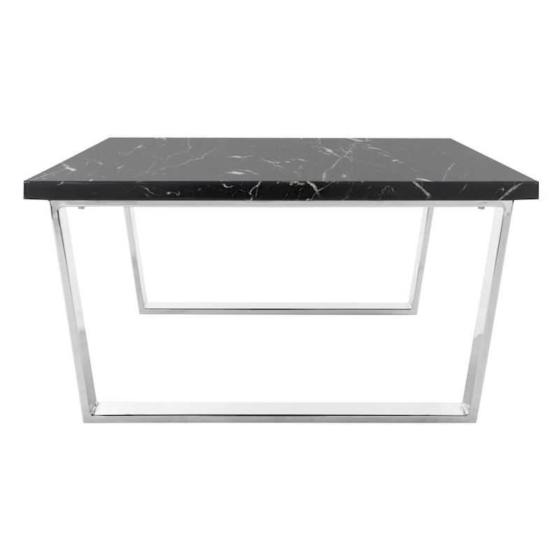 SAFAVIEH Bea Black/ Brass Square Coffee Table - 31.5