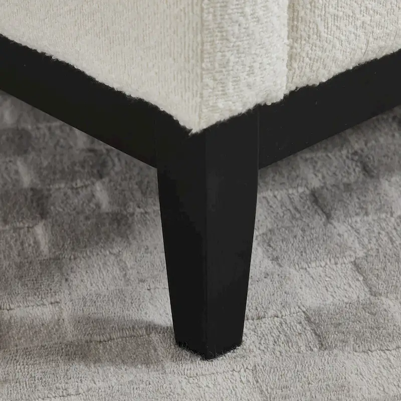 35.4W Modern Reading Chair,Upholstered Accent Chair with Pillows and Wood Legs