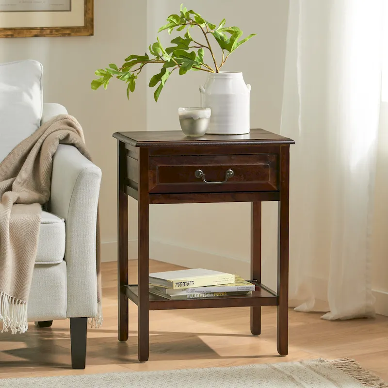 Banks Acacia Wood Accent Table by Christopher Knight Home