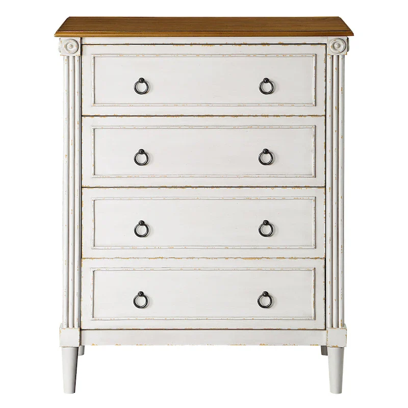 Joneigh Traditional Solid Wood 4-Drawer Chest by Furniture of America