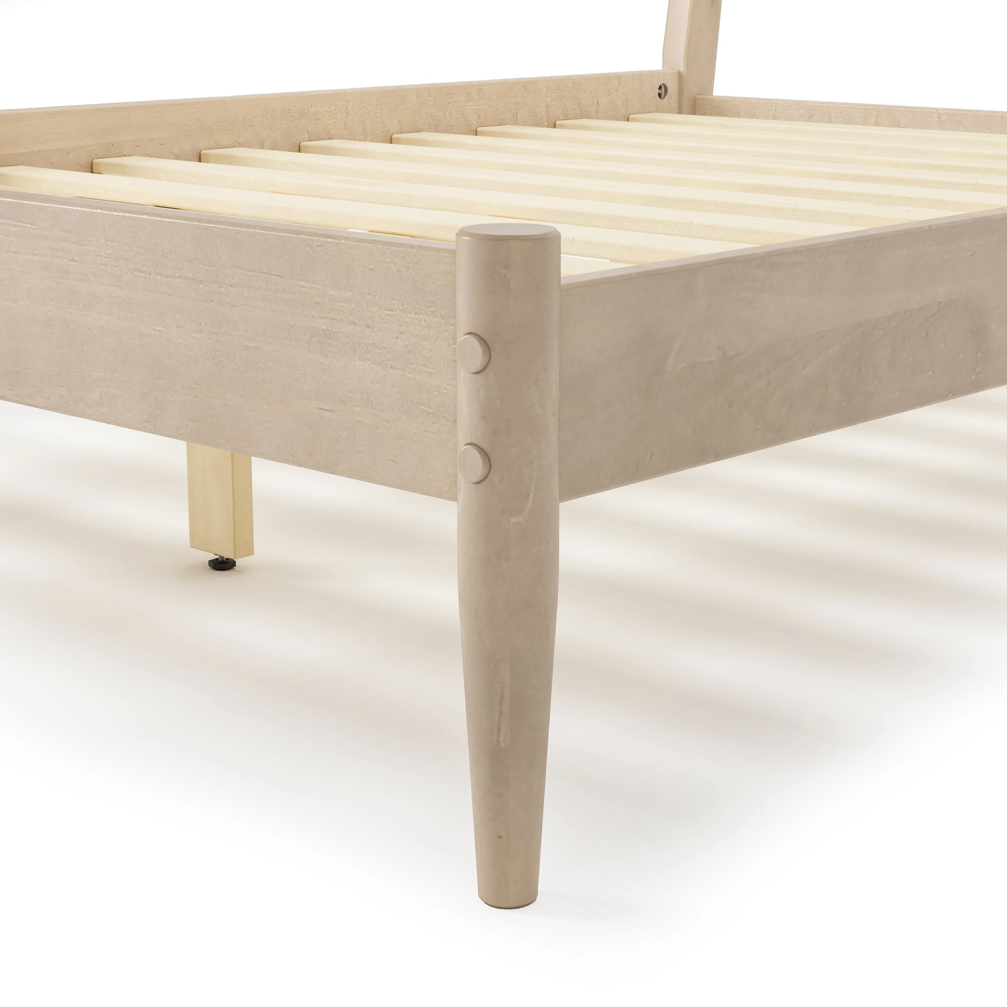 Mid-Century Panel Bed