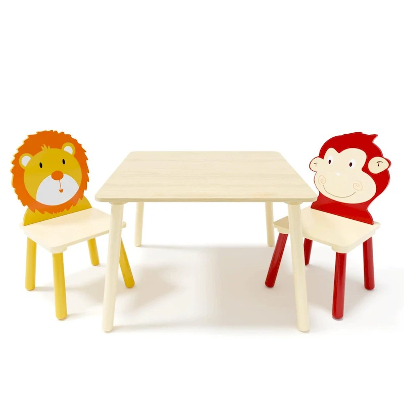 3 Pieces Toddler Table and Chair Set