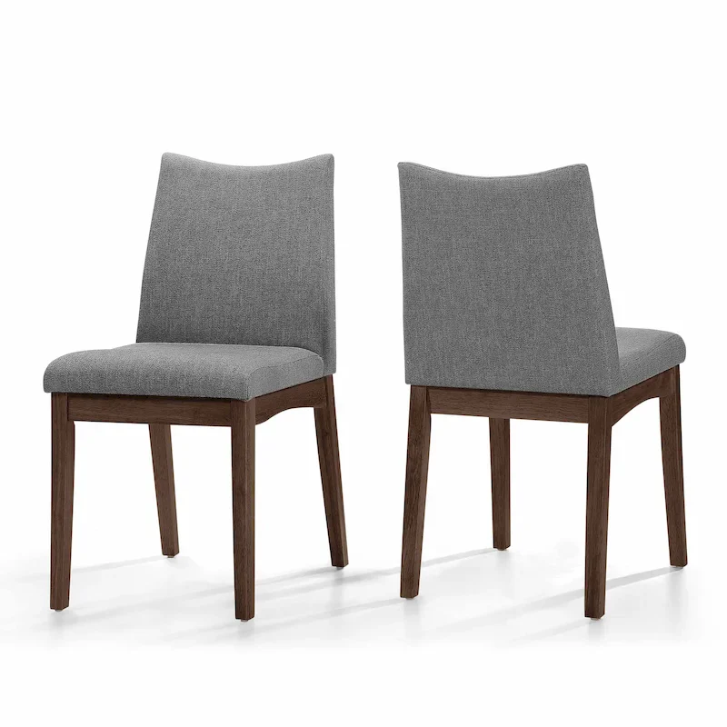 Mid-Century Fabric Dining Chair (Set of 2)
