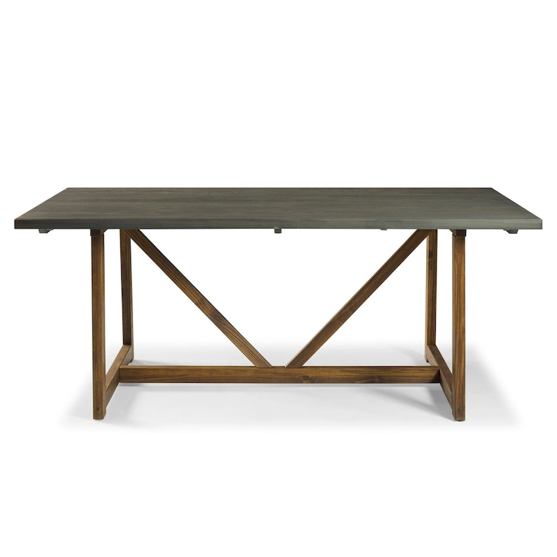 Middlebrook Solid Wood 72-inch Farmhouse Trestle Dining Table
