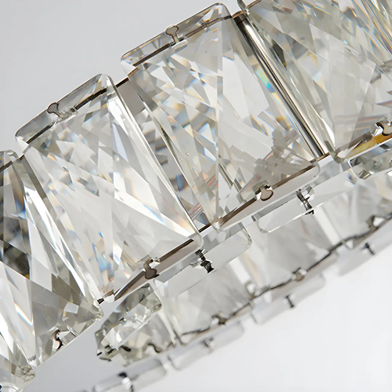 Elegant Crystal LED Kitchen Pendant Light with Remote