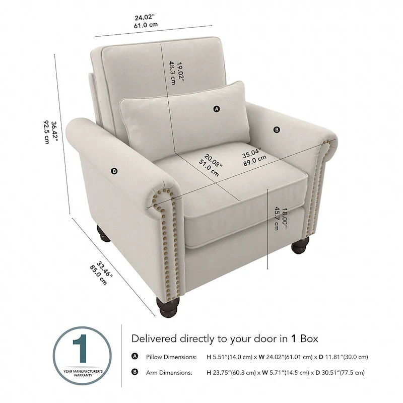 Coventry Accent Chair with Arms by