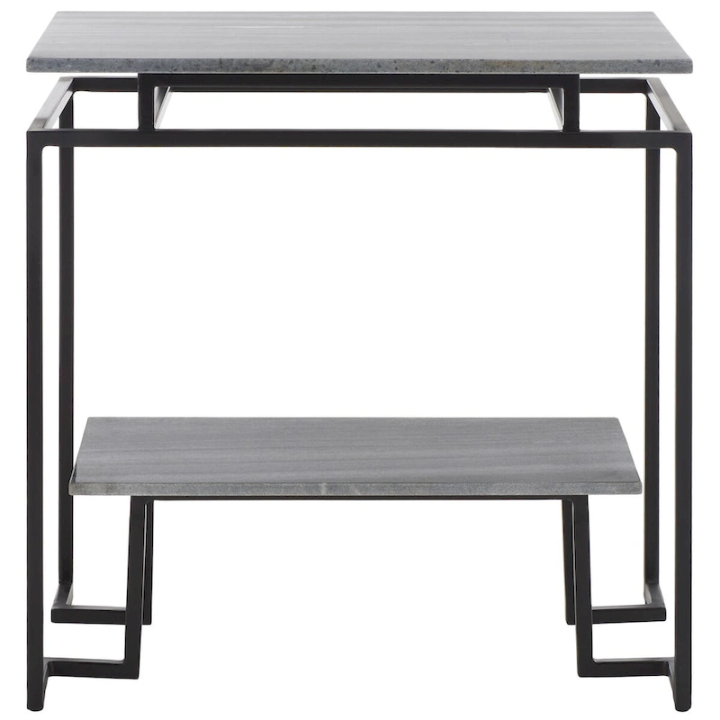 SAFAVIEH Malvina Single Shelf Rectangle Accent Table - 24  L x 14  D x 24  H - 24Wx14Dx24H