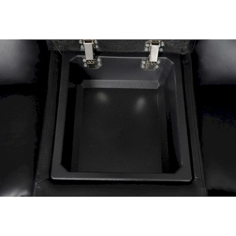 106 Manual Reclining Modular Sectional Couch with 1 Console & 2 Cup Holders, Living Room/Office