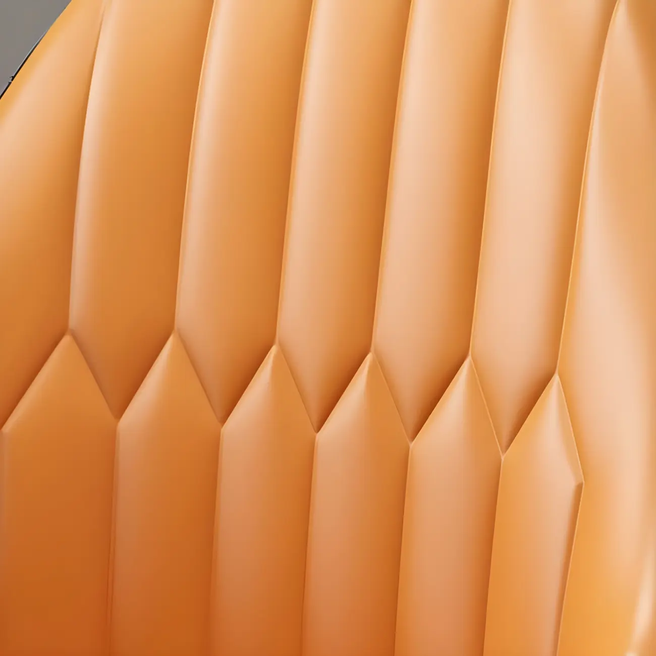 Modern Leather Upholstered Dining Chair with Arms