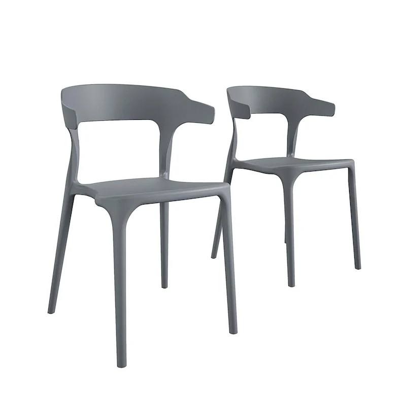The Novogratz Poolside Felix Stackable Dining Chairs
