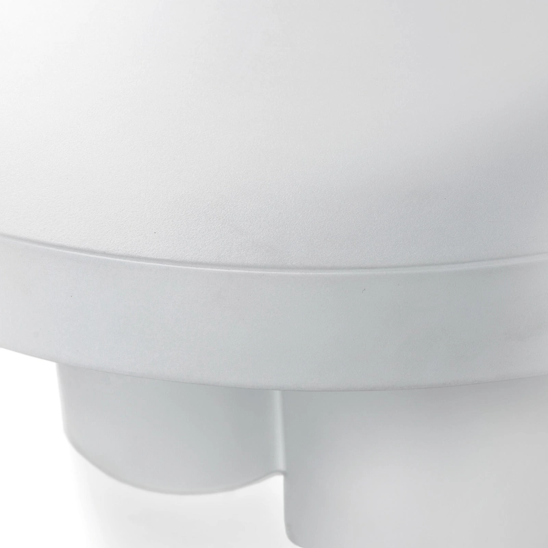 Modrest Bruni Modern White Concrete Coffee Table