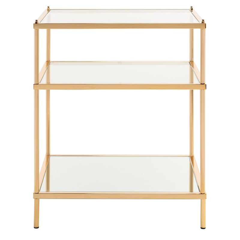 SAFAVIEH Vida 3-Tier Accent Table - 22 W x 18 D x 27 H - 22Wx18Dx27H