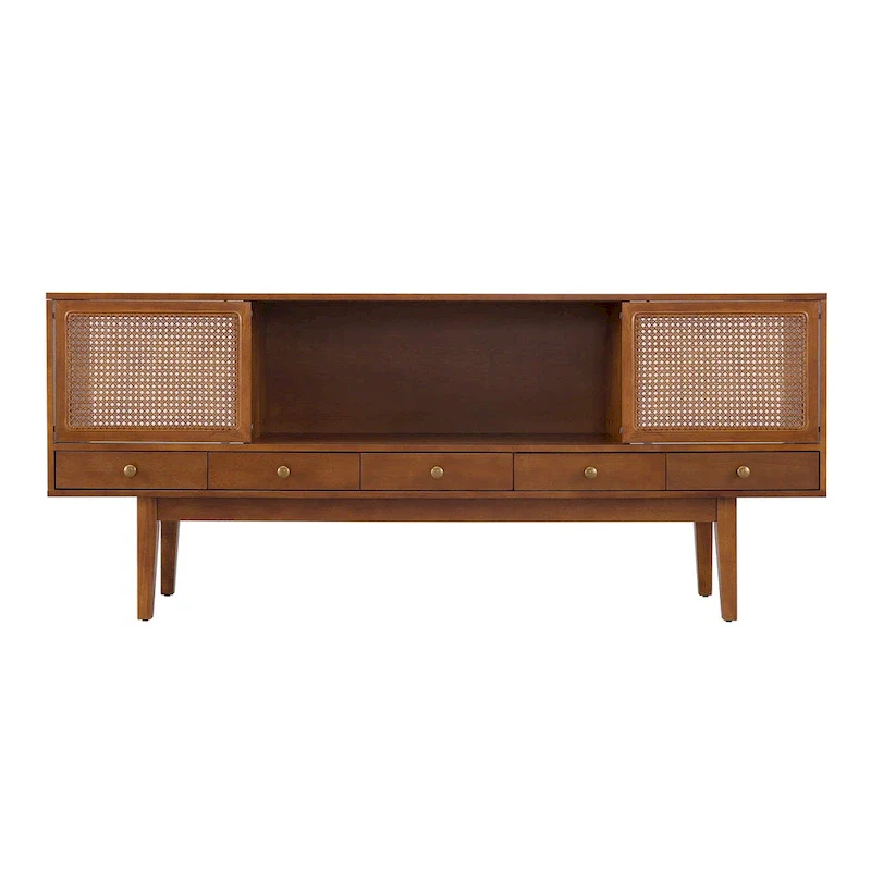 Mid-century Modern TV Stand Media Console for TV's up to 68