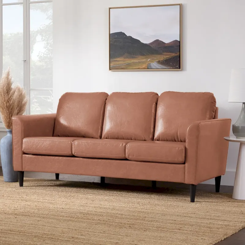 Brookside Clara 73 Upholstered Curved Arm Sofa