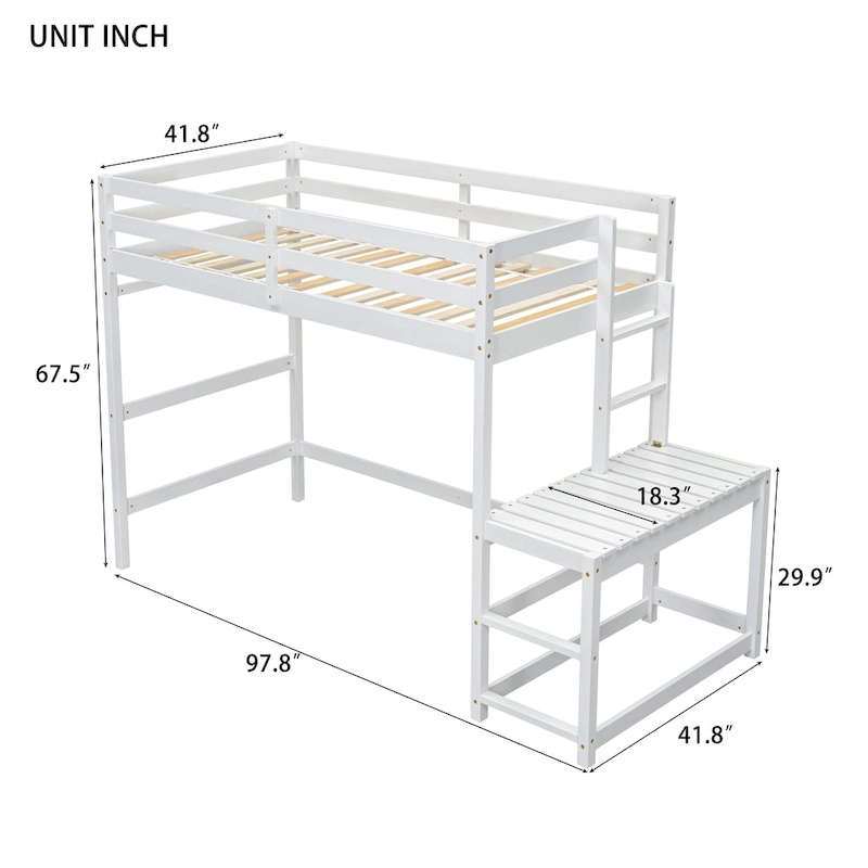 Twin High Loft Bed