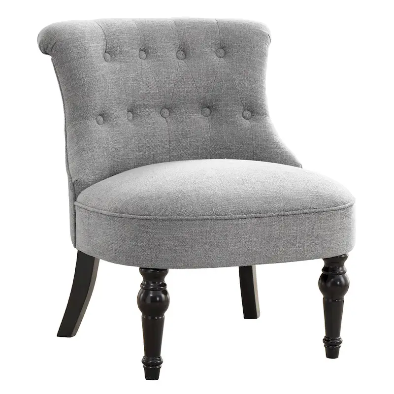 Tufted Upholstered Accent Chairs Set of 2